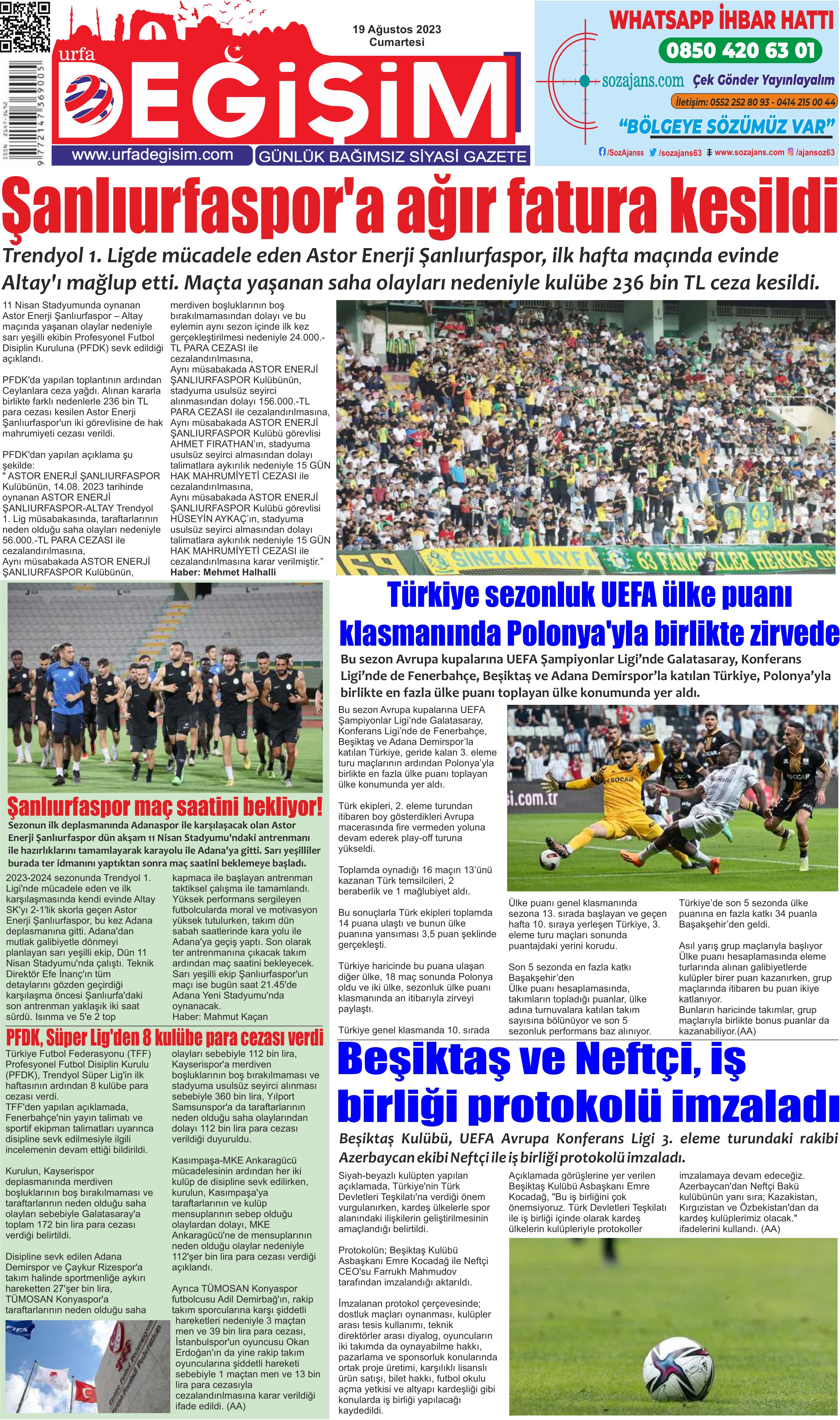 URFA DEĞİŞİM GAZETESİ
