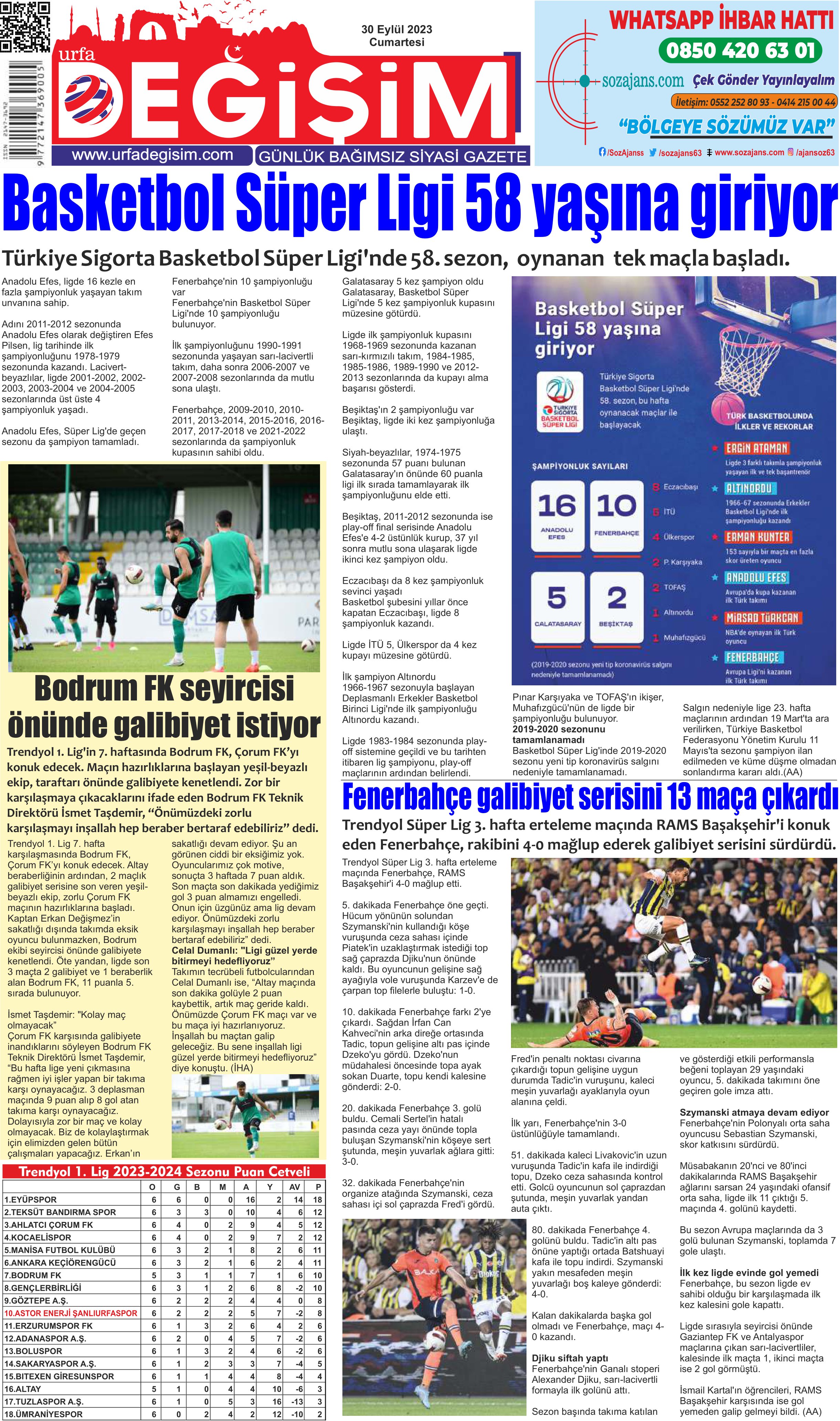 URFA DEĞİŞİM GAZETESİ