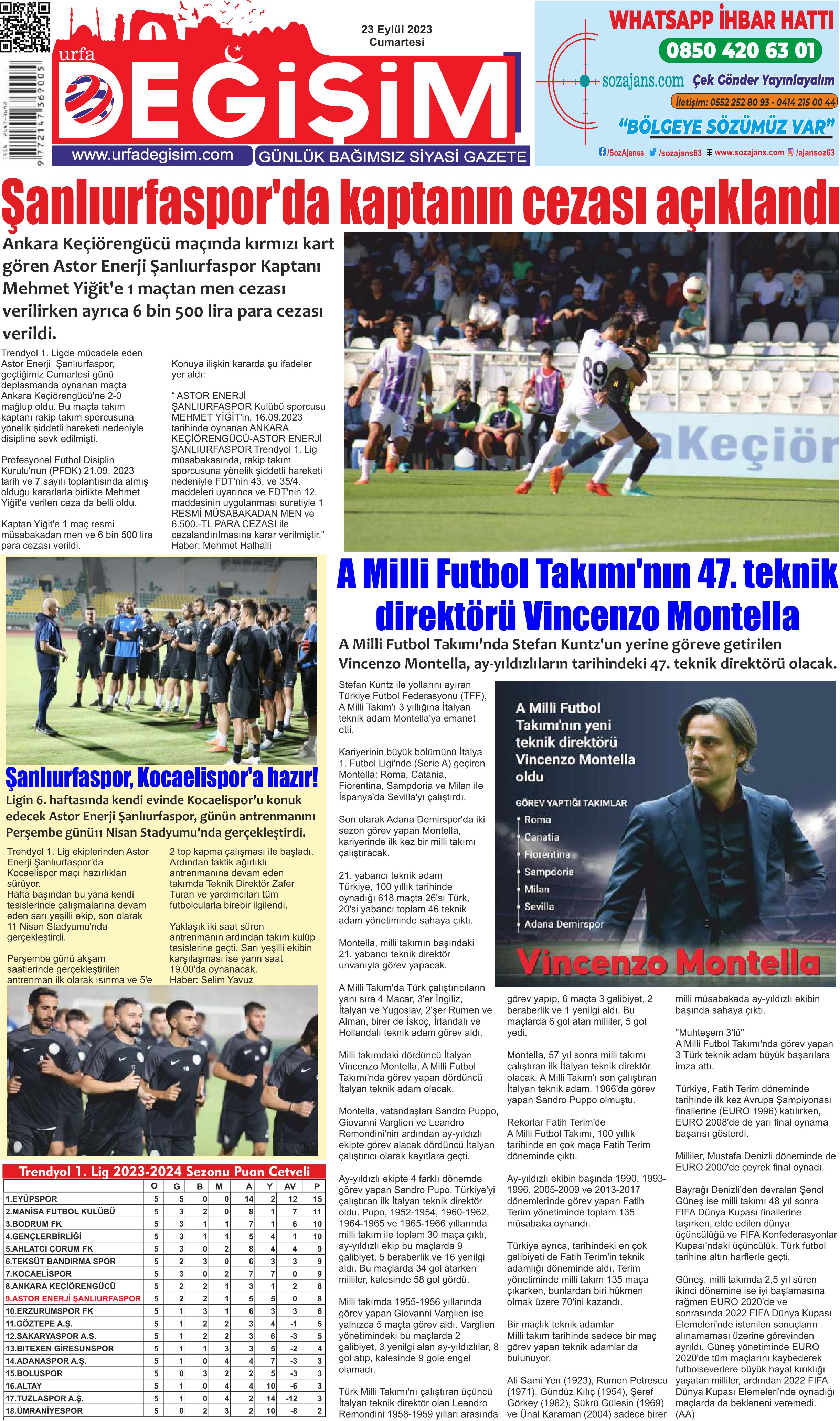 URFA DEĞİŞİM GAZETESİ