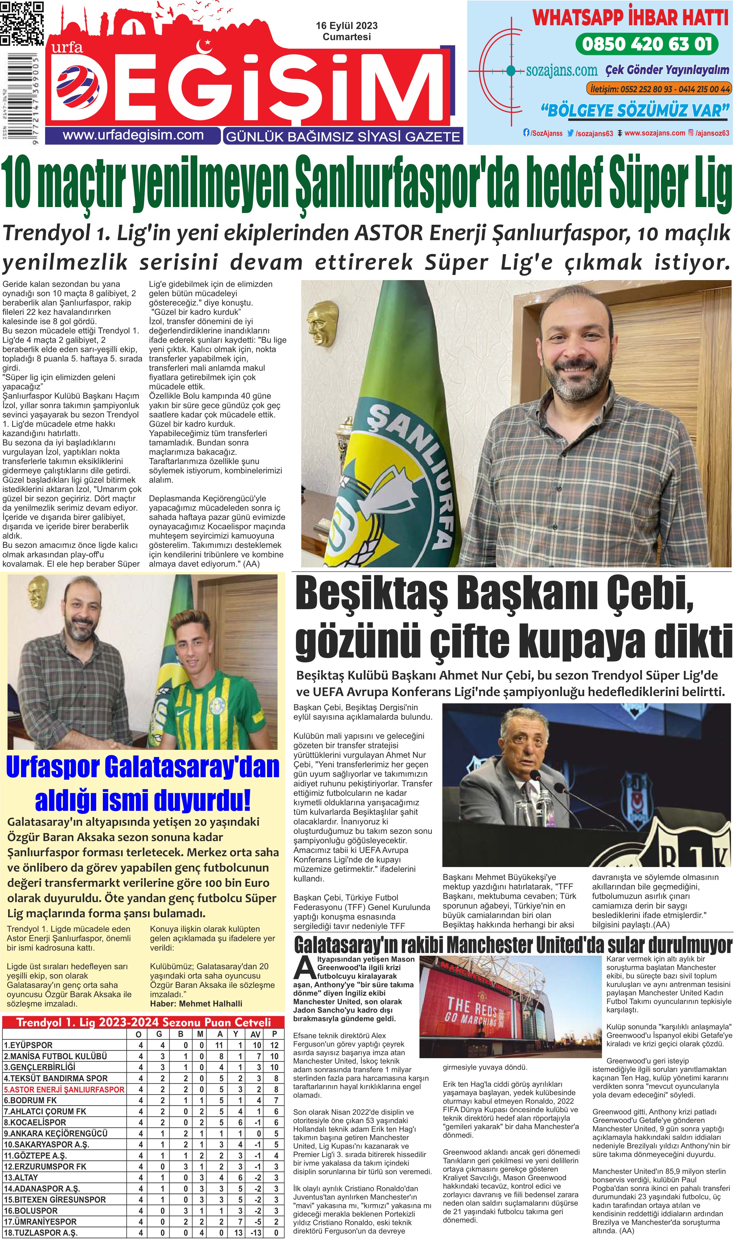 URFA DEĞİŞİM GAZETESİ