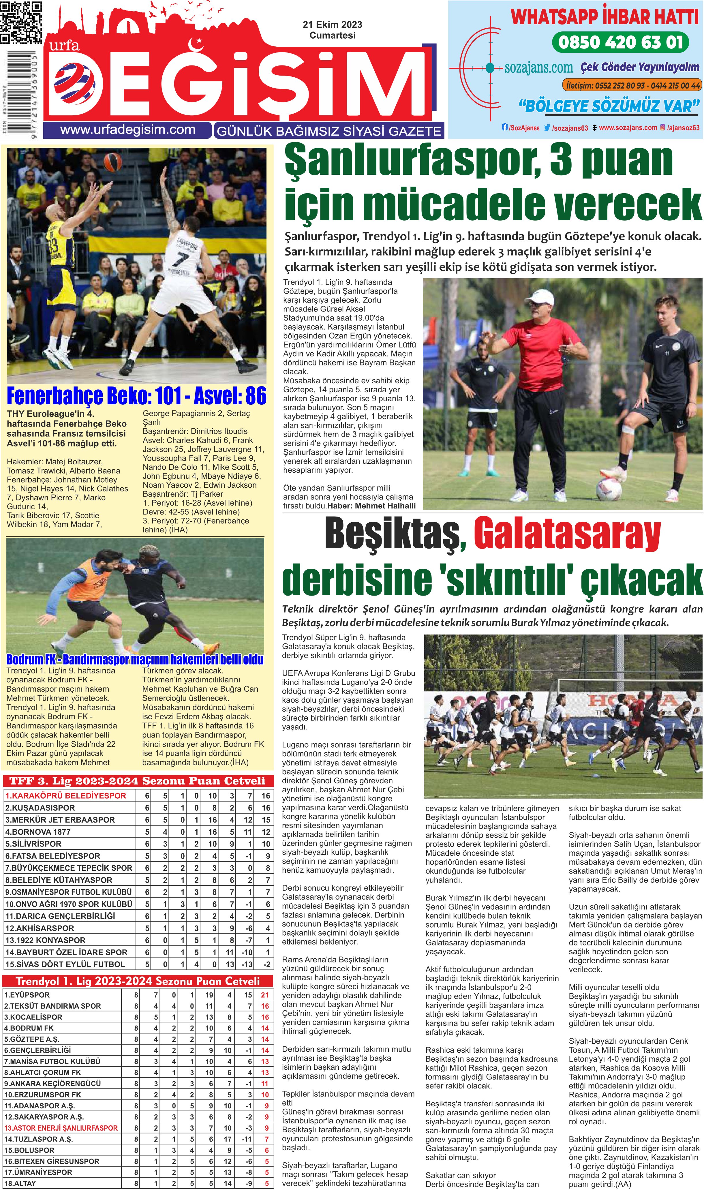 URFA DEĞİŞİM GAZETESİ