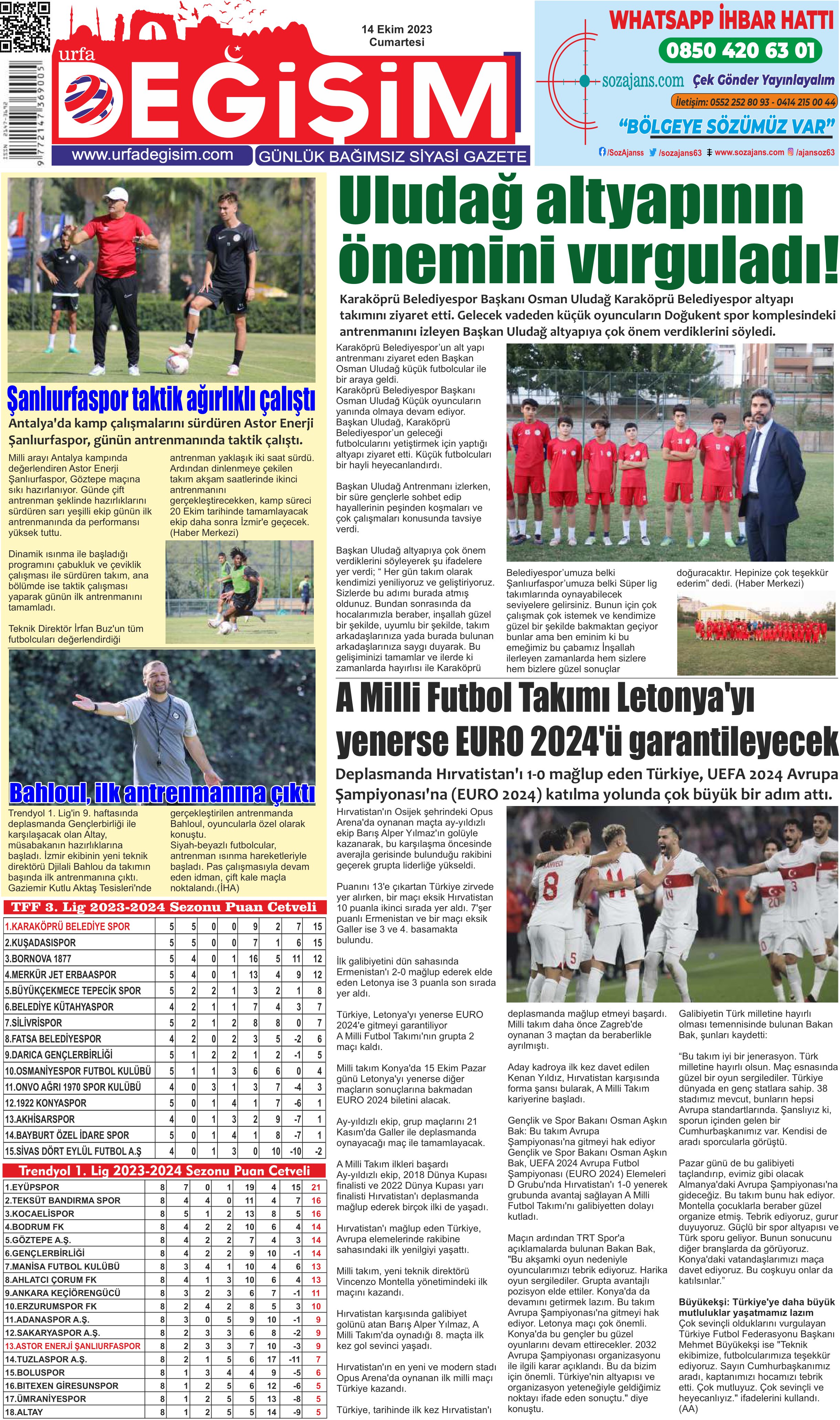 URFA DEĞİŞİM GAZETESİ