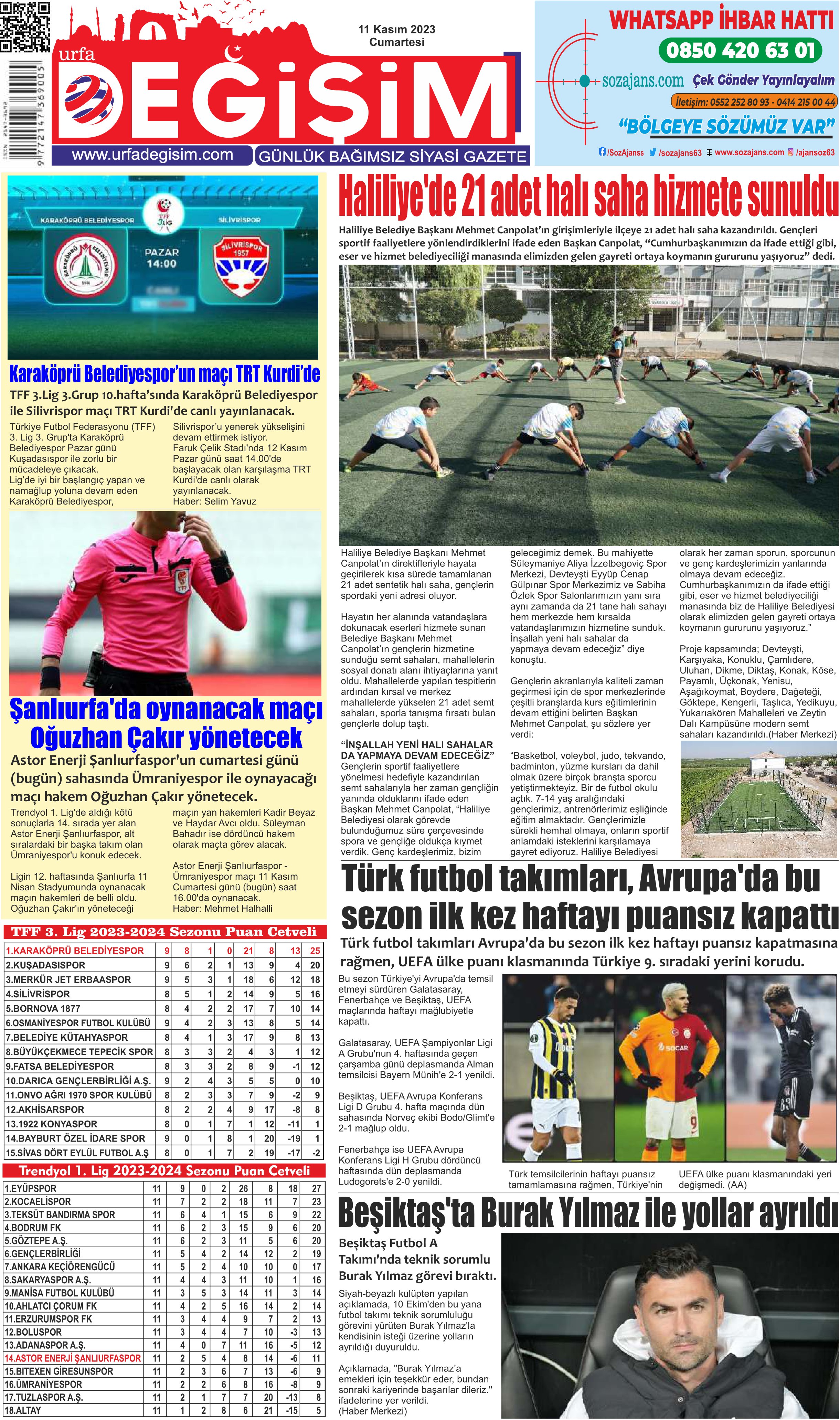 URFA DEĞİŞİM GAZETESİ