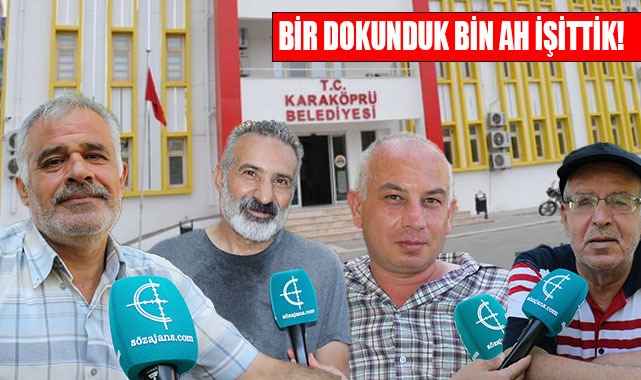 Karaköprü'yü yapboz tahtasına çevirdiler!