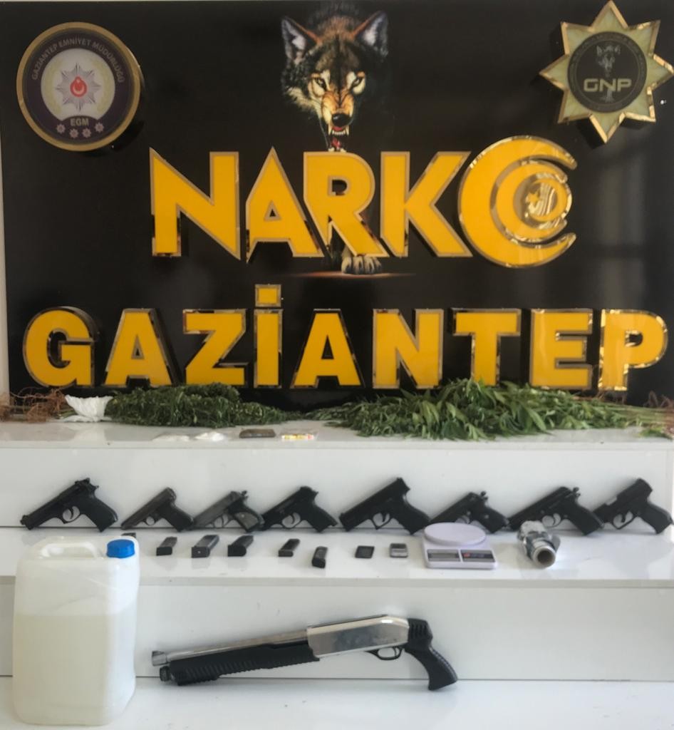 Gaziantep'te uyuşturucu operasyonu
