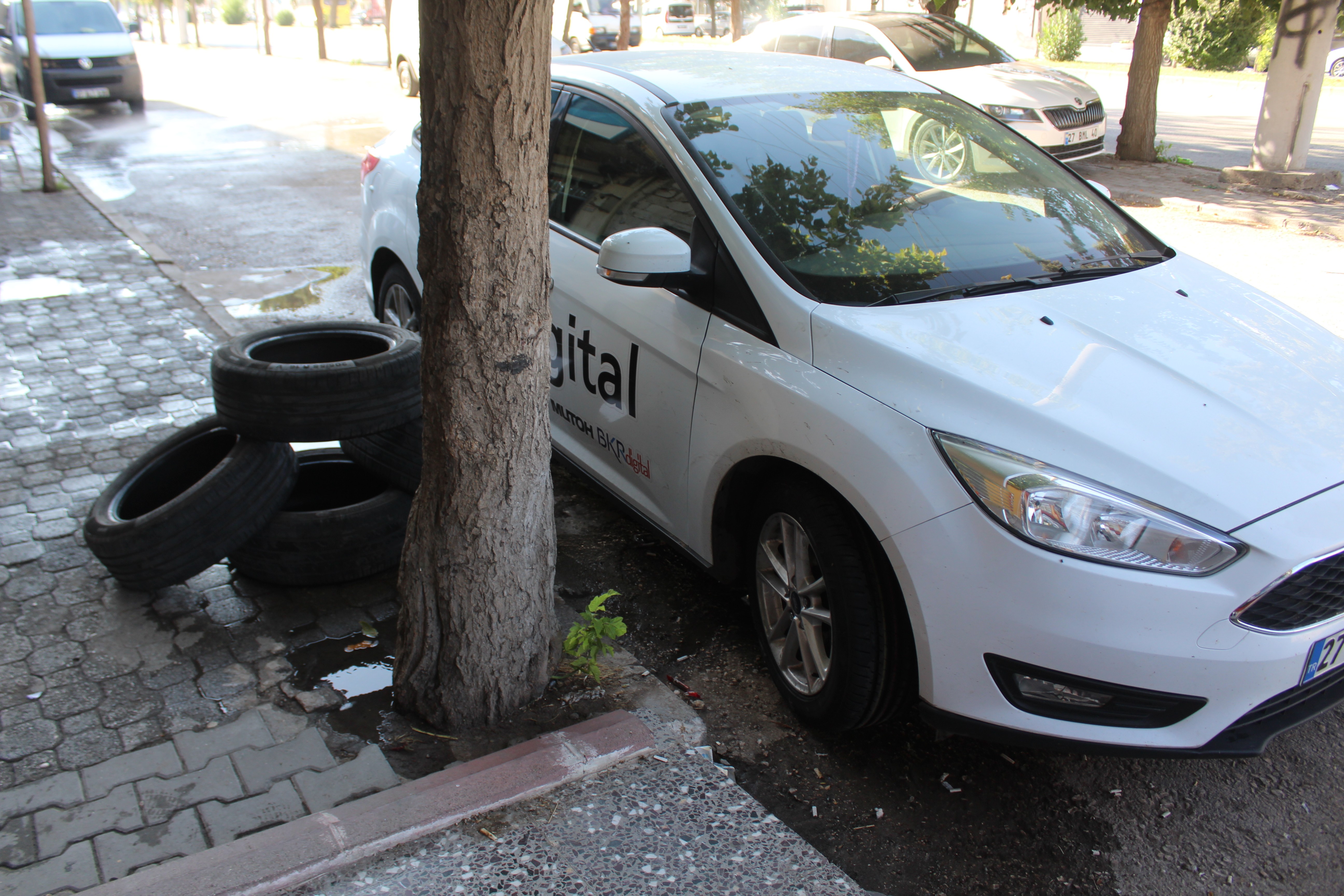 Otomobile 30 bin liralık zarar verdi