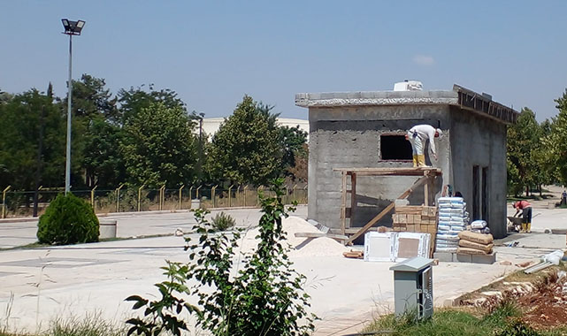 Hamarat Eller Çarşısı'nda yine inşaat sesleri yükseldi
