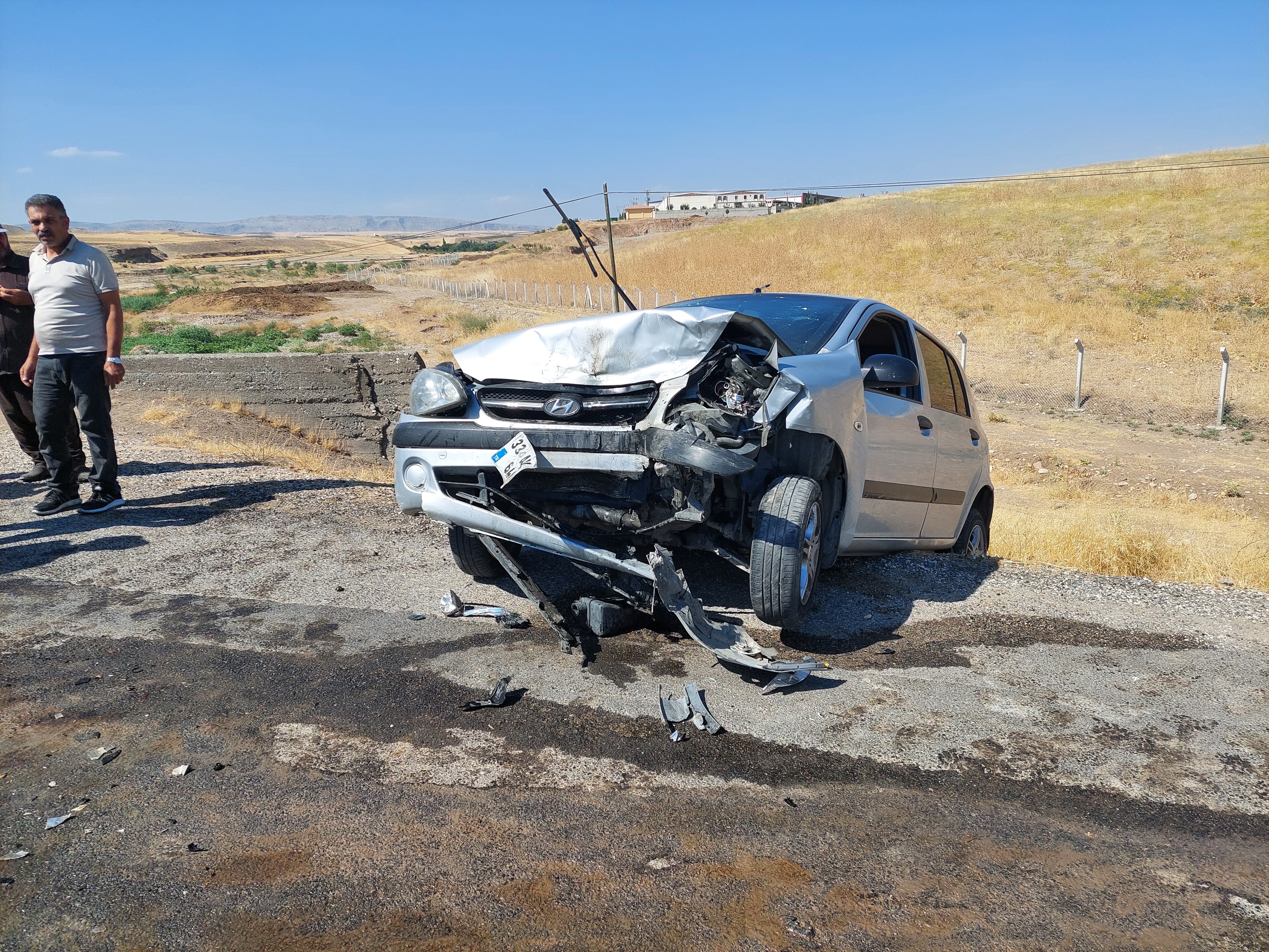 Adıyaman'da korkutan kaza: 1 ölü 4 yaralı