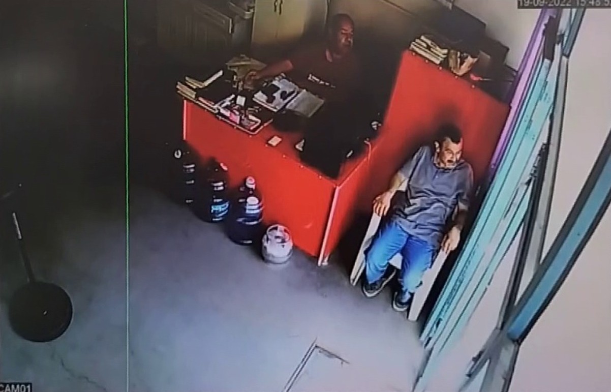 Önce kaza yaptı, ardından iş yerine daldı