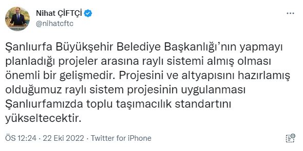 Başkan Beyazgül duyurdu: Eski başkandan yorum gecikmedi