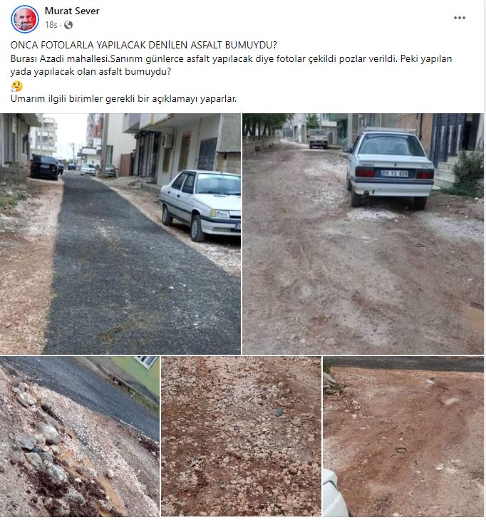 Asfalt demeye bin şahit lazım!