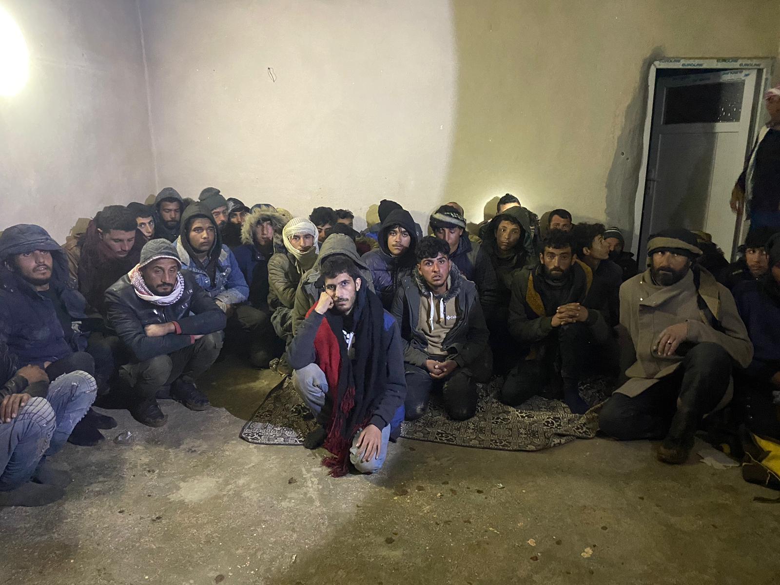 Şanlıurfa'da 101 kaçak göçmen yakalandı!