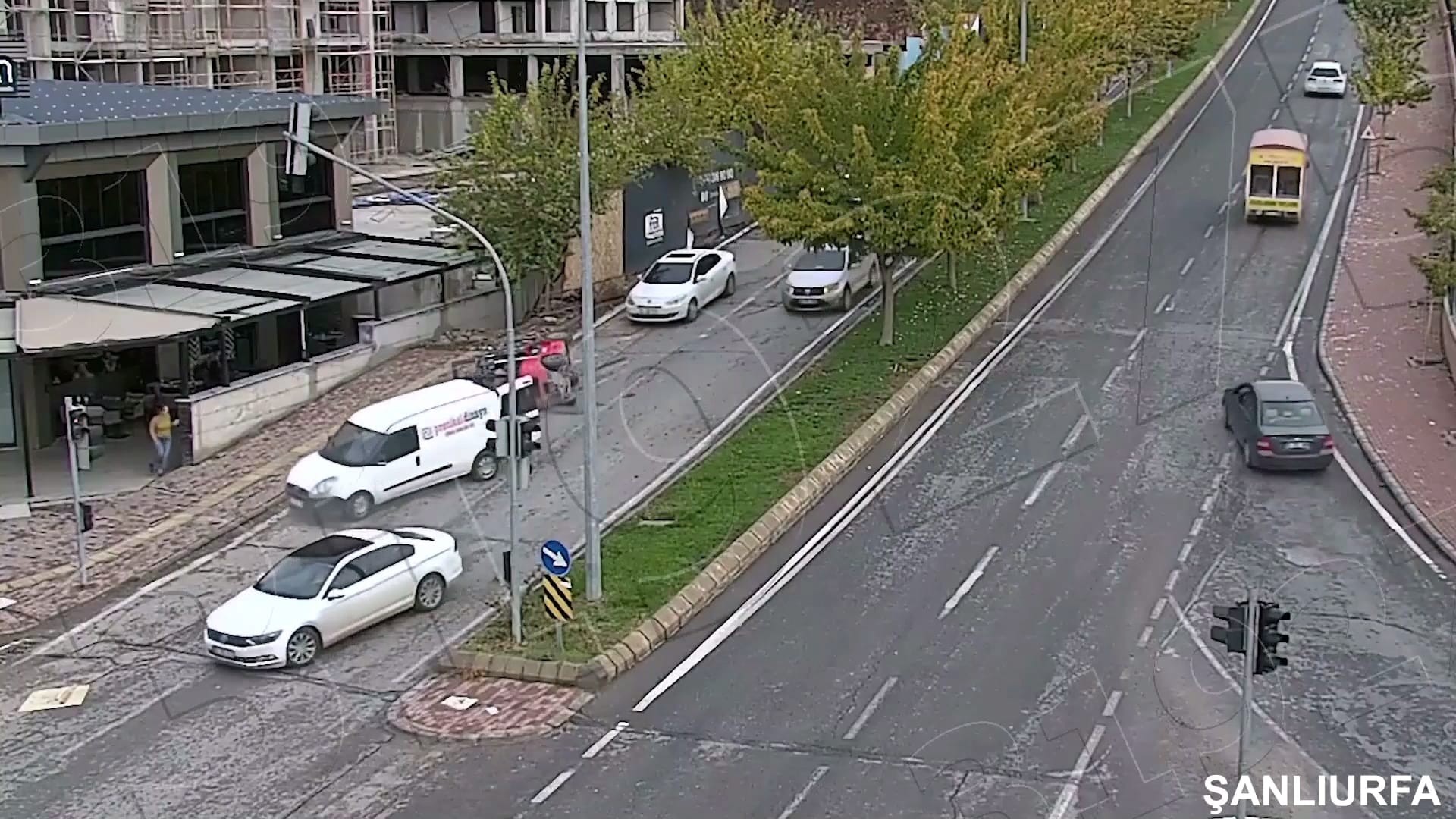 Şanlıurfa’daki kazalar KGYS kameralarına yansıdı