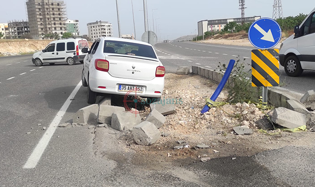 Şanlıurfa'da araç kontrolden çıktı!
