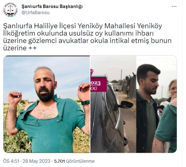 HDP Şanlıurfa İl Başkanı ve avukatlar saldırıya uğradı!