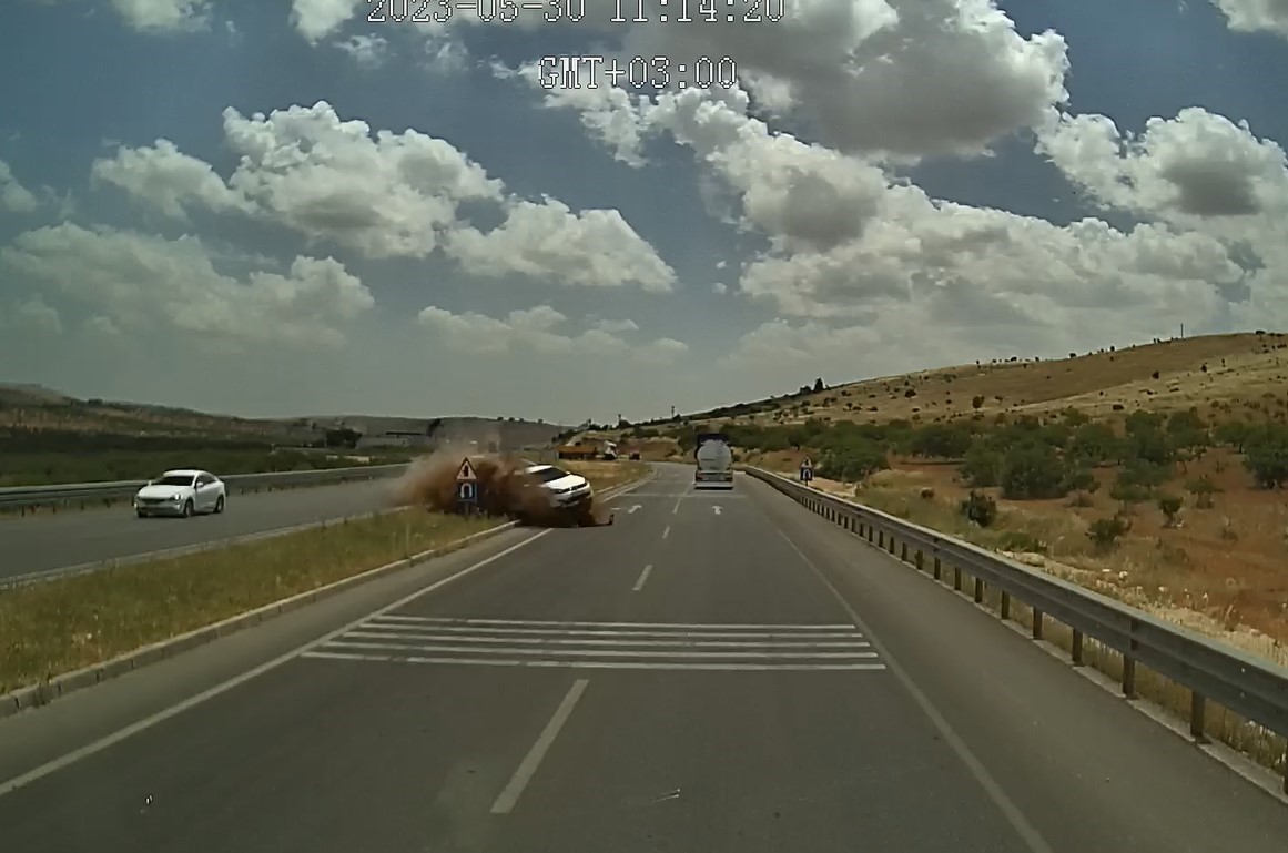 Gaziantep'te feci kaza!
