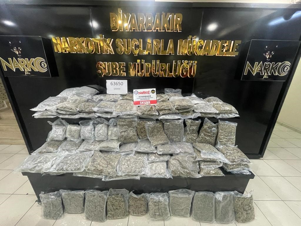 Diyarbakır'da uyuşturucu tacirlerine ağır darbe
