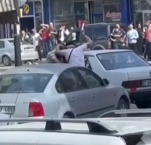 Gaziantep'te öldüresiye darp cep telefonu kamerasında