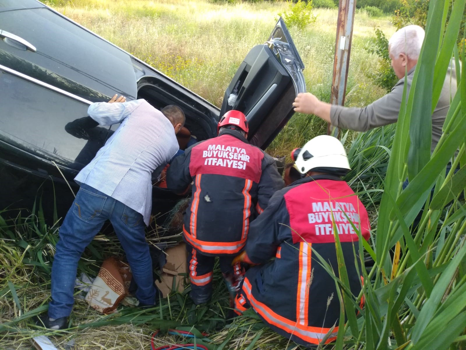 Malatya'da feci kaza: 1 ölü, 4 yaralı