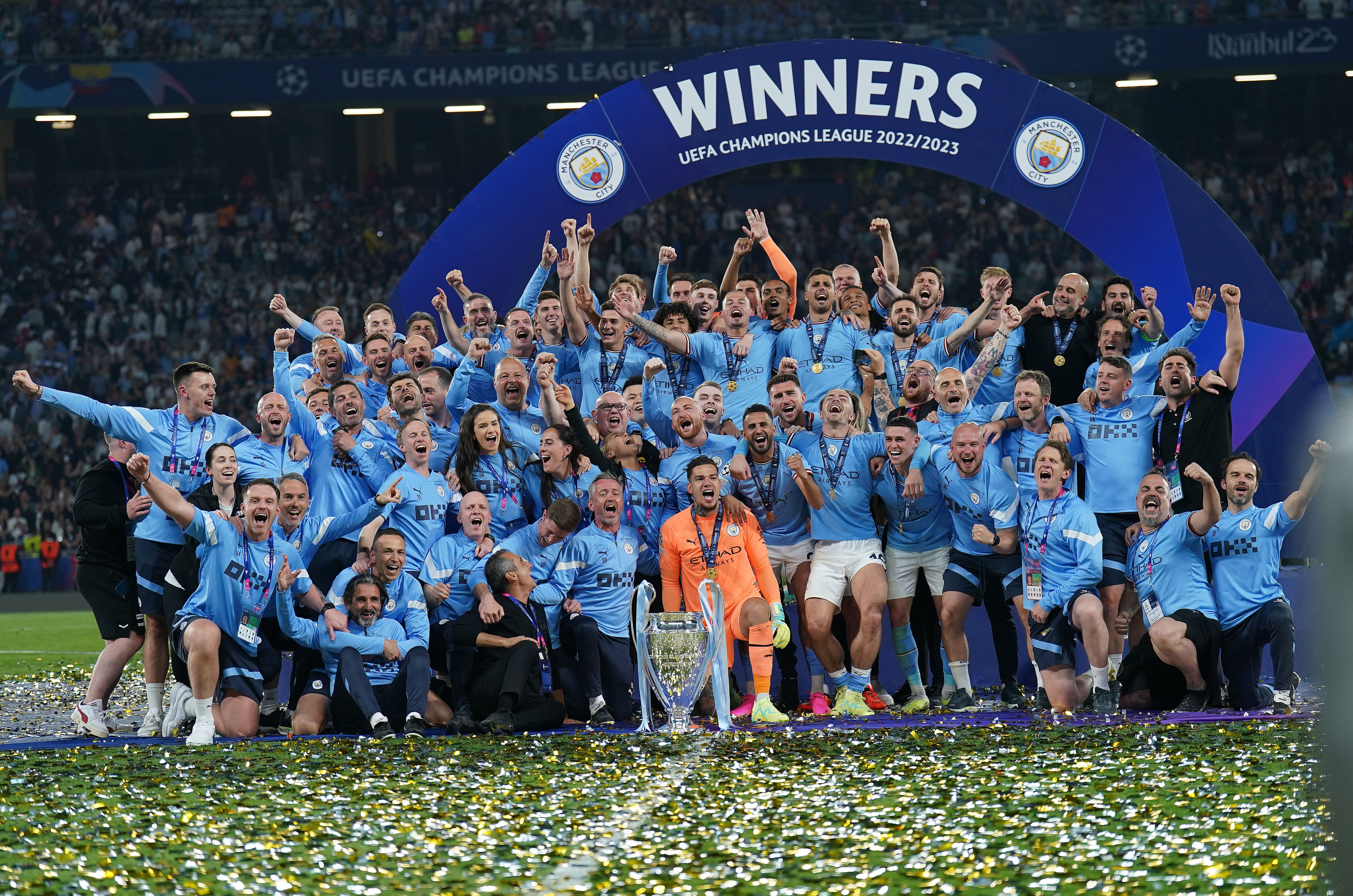 Manchester City, ilk kez Şampiyonlar Ligi şampiyonu oldu