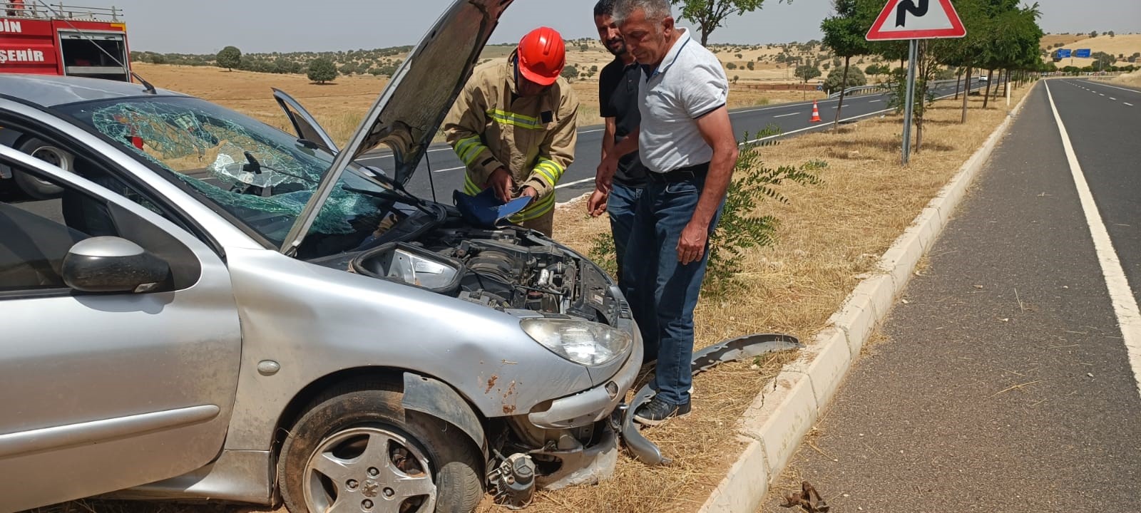 Mardin’de feci kaza! 2 yaralı