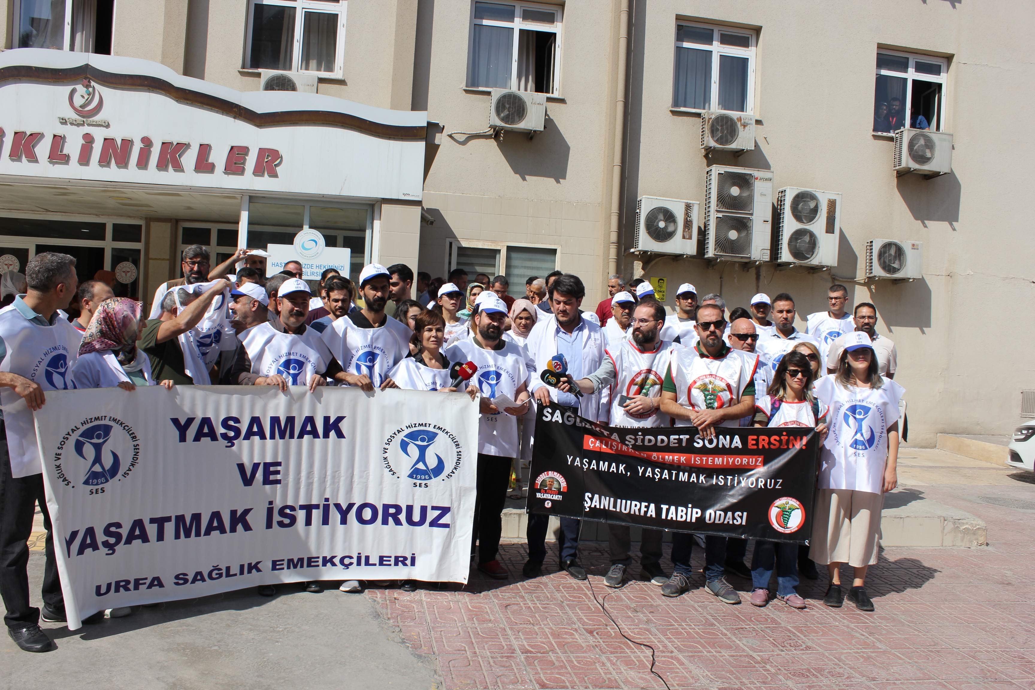 Şanlıurfa'daki sağlık şiddetine sert tepki!