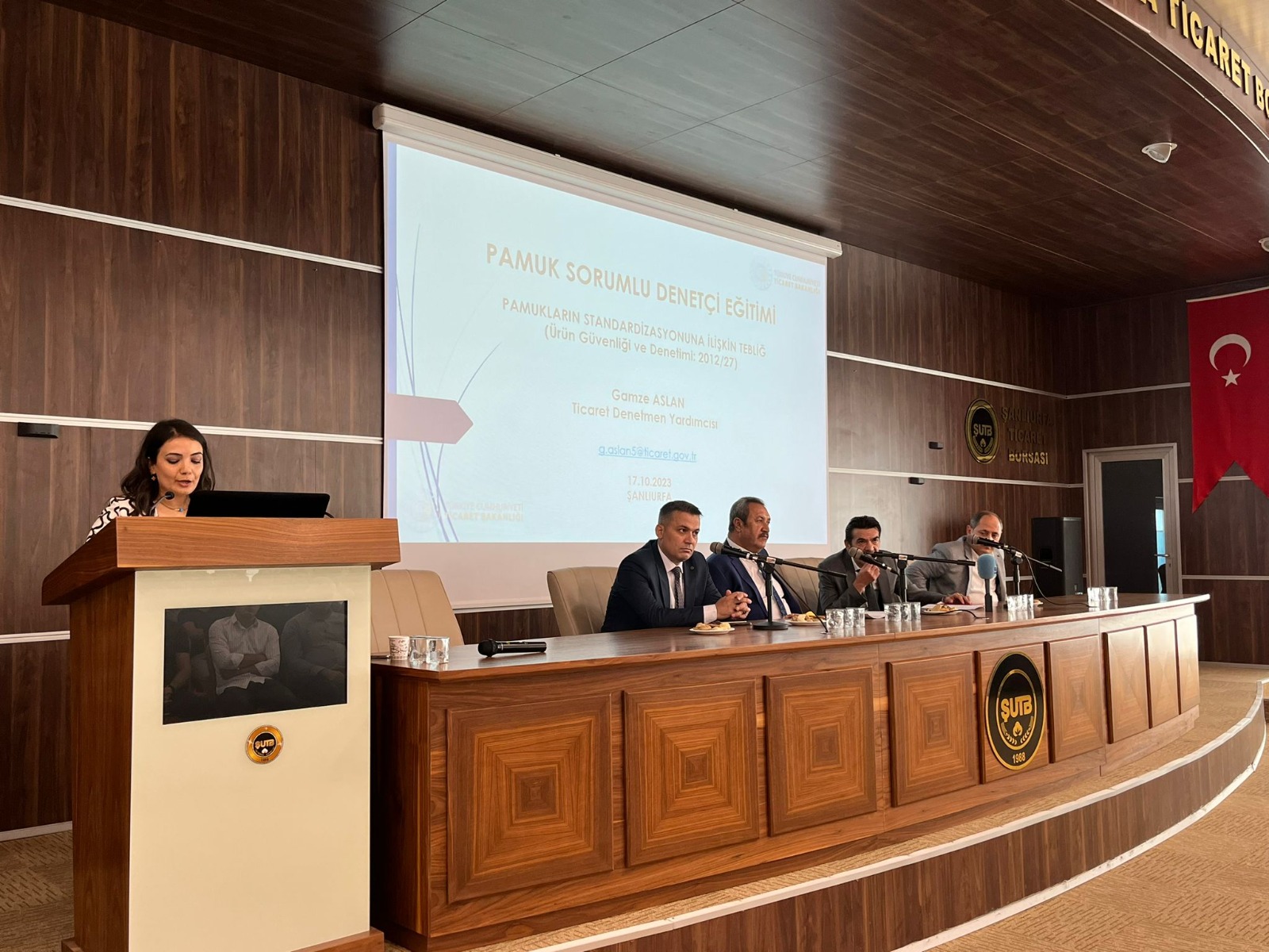 Şanlıurfa’da "Pamuk Sorumlu Denetçi Eğitimi " başladı