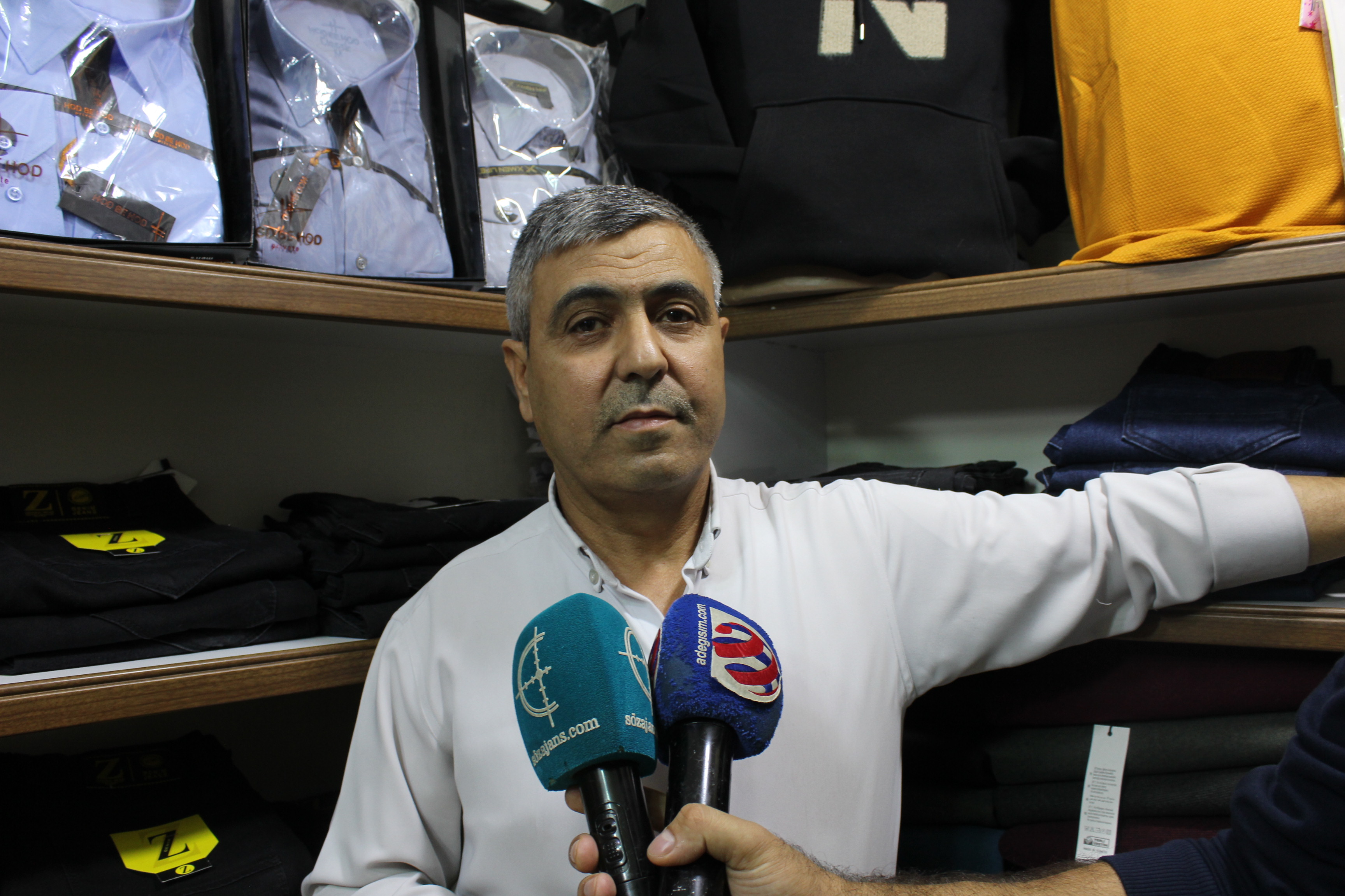 Şanlıurfa'da kışlık kıyafetler tezgahlarda!