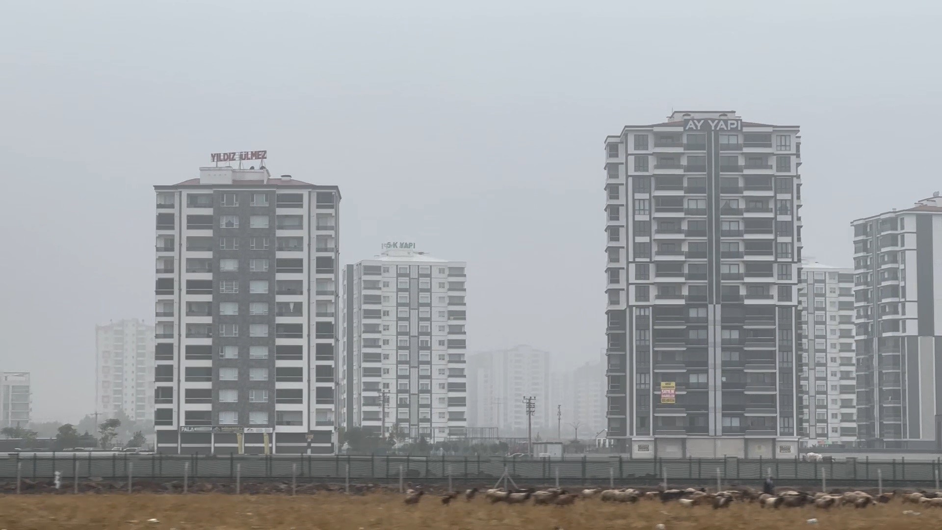 Diyarbakır-Şanlıurfa karayolunda sis etkili oldu