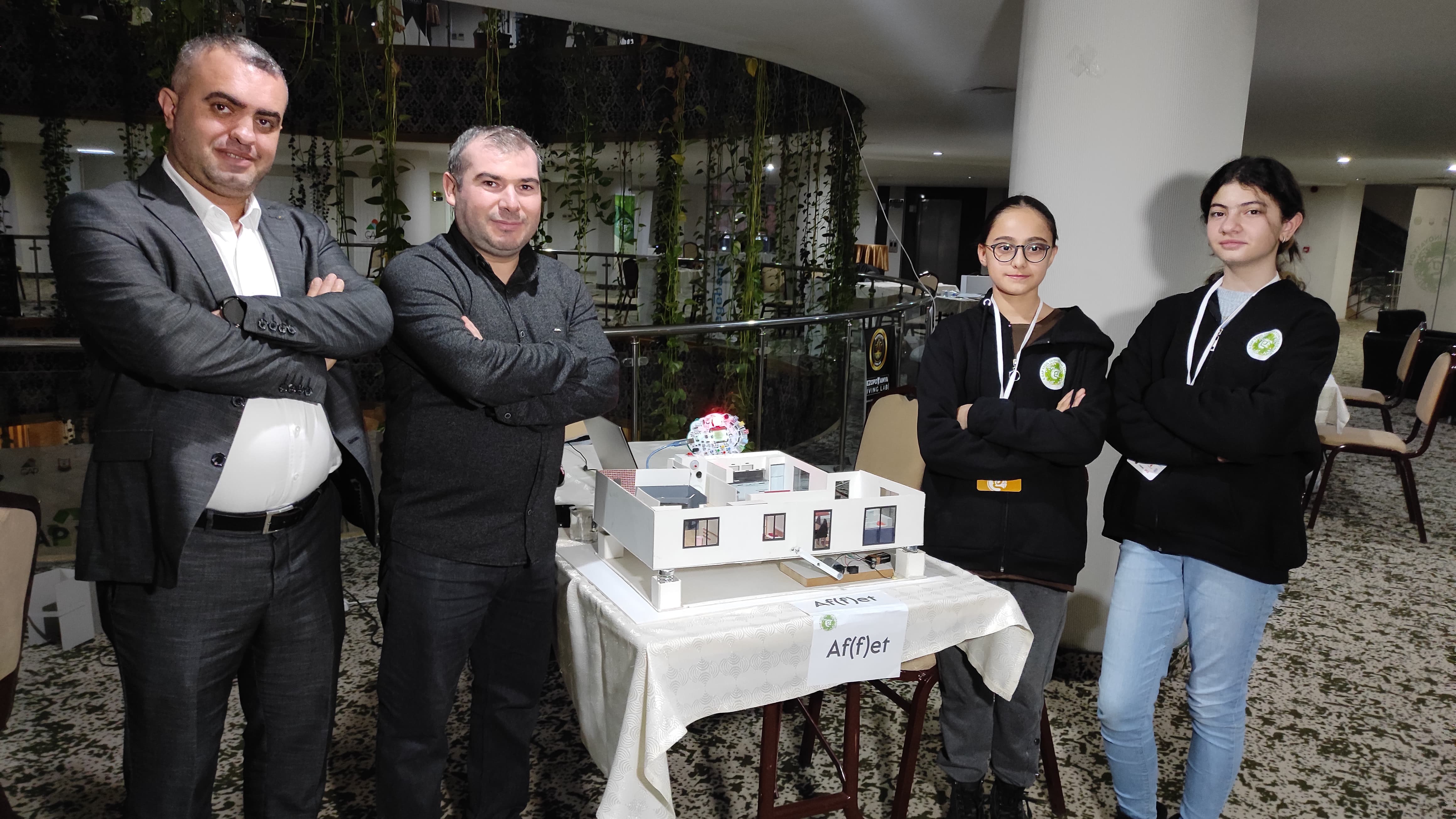 Şanlıurfa'ya gelen Cizreli öğrencilerden deprem ve sele karşı örnek proje