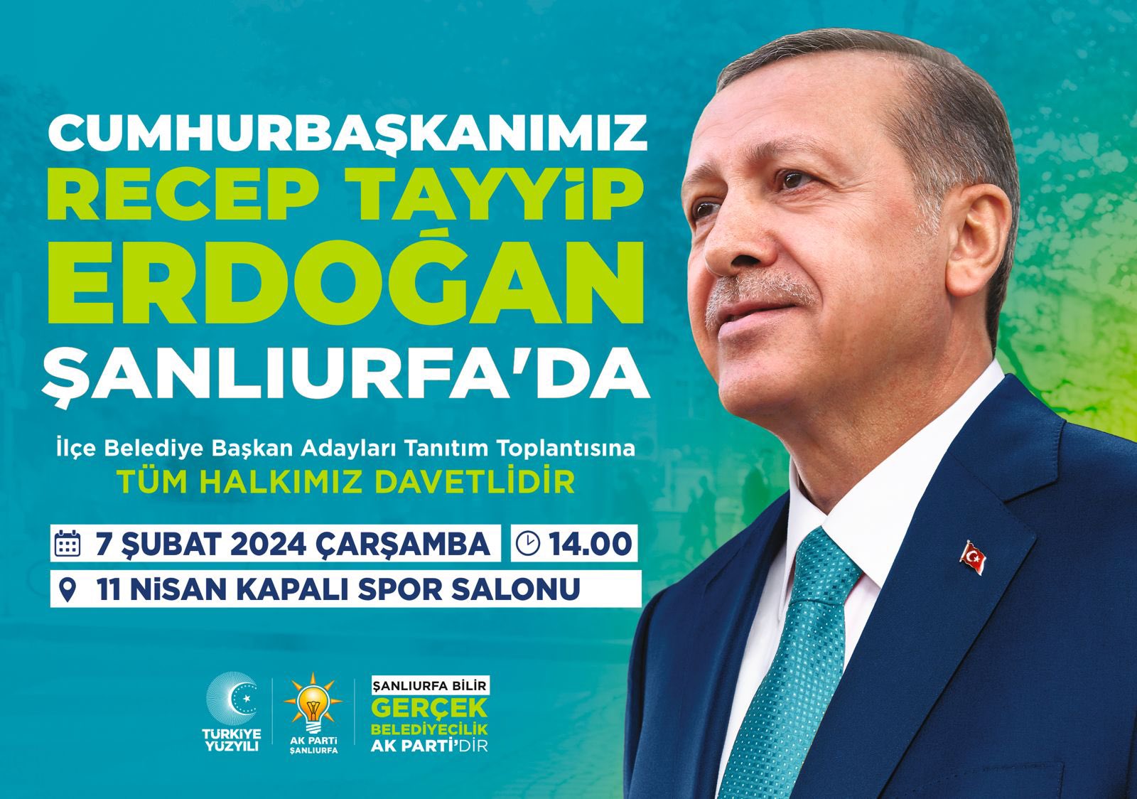 Cumhurbaşkanı Erdoğan Urfa'ya geliyor! Listede kimler var?
