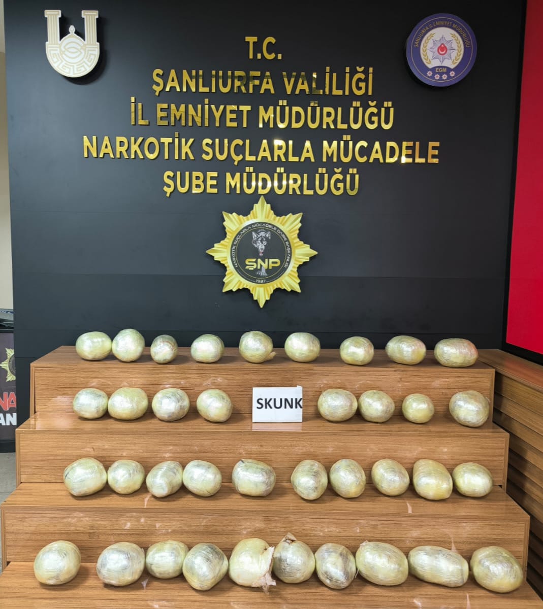 Şanlıurfa'da 54 kilogram uyuşturucu ele geçirildi!