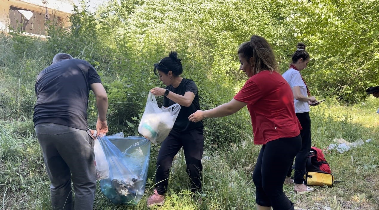 Şanlıurfa’da doğa için 10 kilo metre yürüdüler