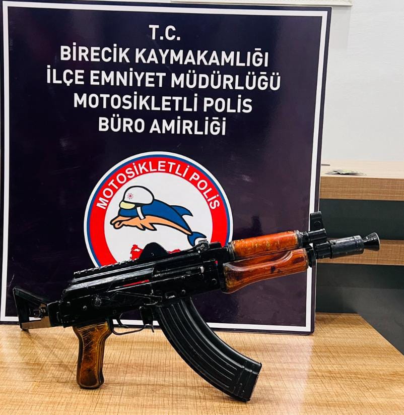 Birecik'te uzun namlulu silah ele geçirildi!