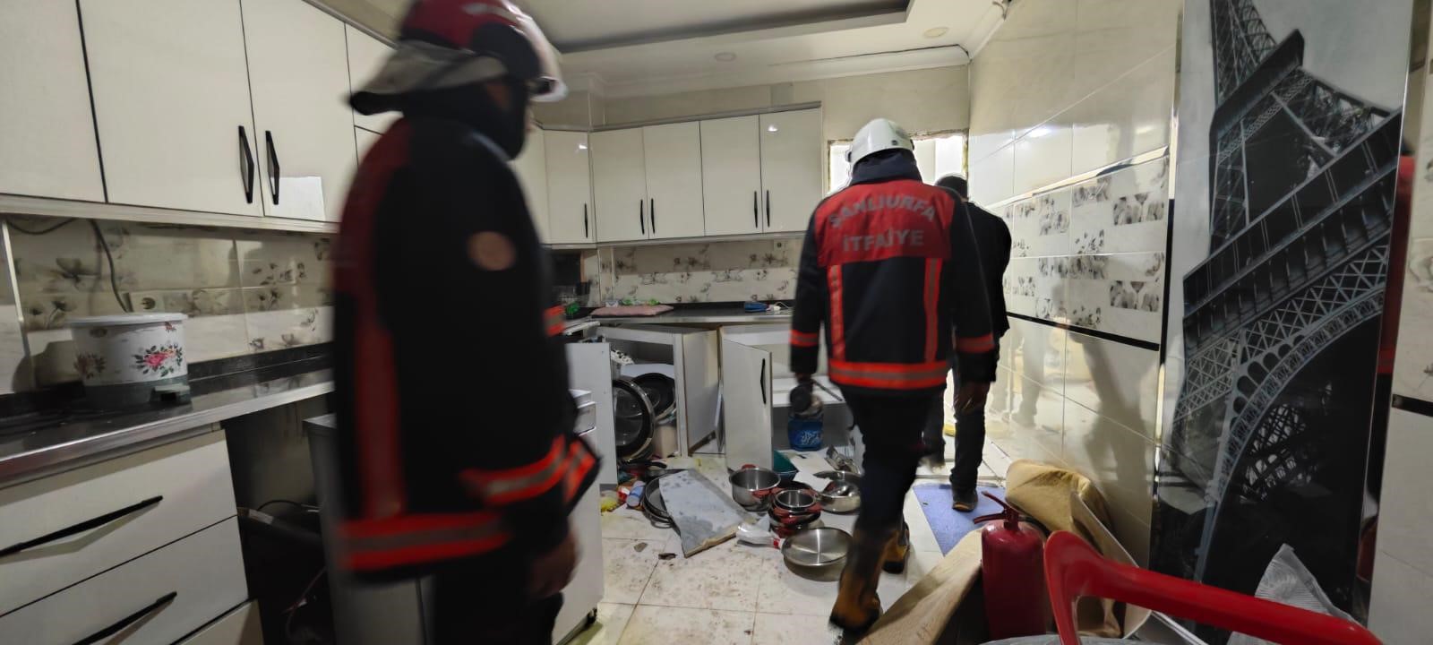 Viranşehir'de mutfakta patlama: Yaralılar var