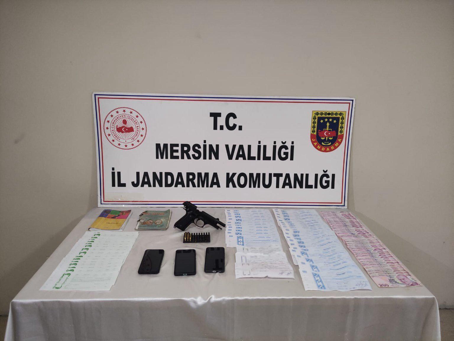 Mersin'de tefecilik operasyonu: 3 tutuklama