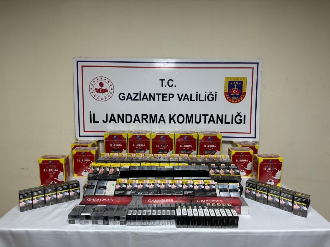 Gaziantep'te 1 milyon TL değerinde kaçak malzeme ele geçirildi