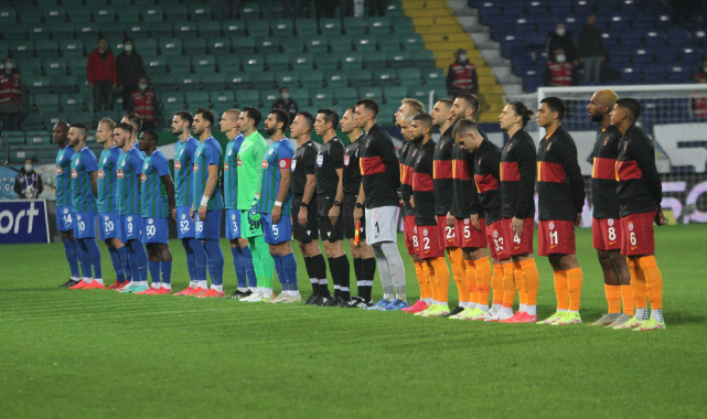 Galatasaray ile Rizespor 42. randevuda