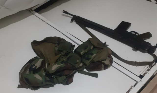 Jandarma silah ele geçirdi