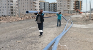 Su için yeni hatlar döşeniyor