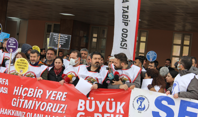 Şanlıurfa'da doktorlar görevde değil grevdeler