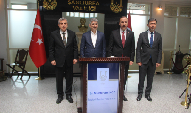 Bakan Yardımcısı Muhterem İnce, Şanlıurfa’da