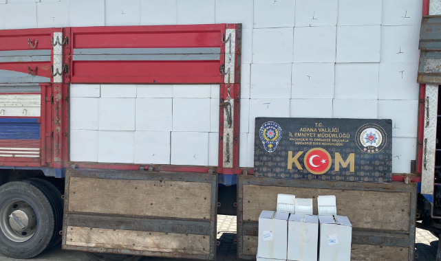 Kaçak makaron ele geçirildi