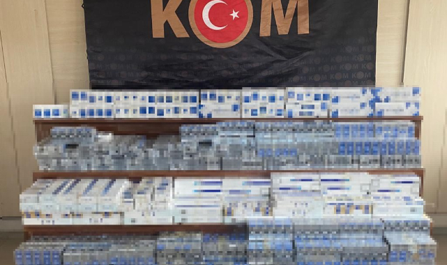 Kaçak sigara ele geçirildi