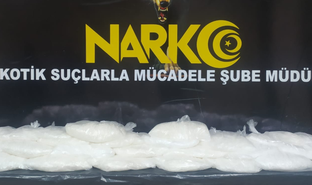 Komşu'da çok sayıda metamfetamin ele geçirildi