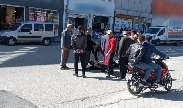 Minibüs ile elektrikli bisiklet çarpıştı: 1 yaralı