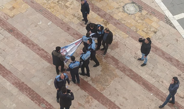 Şanlıurfa’da göstericilerle zabıta arasında gerginlik