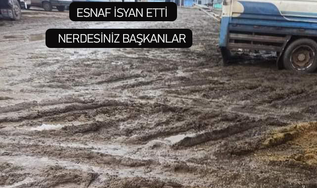 Siverek Saman Pazarı bataklığa döndü vatandaş resmen isyan etti