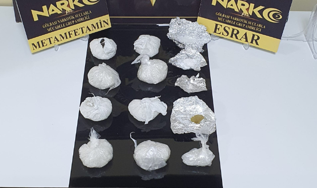 Suç makinaları uyuşturucu ile yakalandı