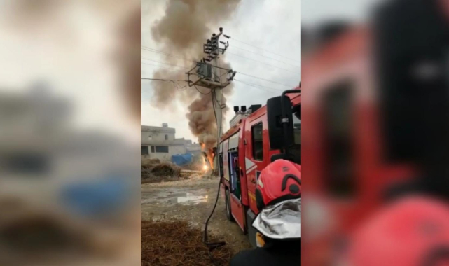Trafo yangını korkuttu